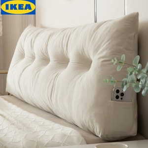 IKEA宜家乐床头靠垫床上靠枕三角大靠背护腰垫背榻榻米软包简约飘