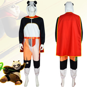 功夫熊猫4cos神龙大侠阿宝cosplay服装电影影视同款连体睡衣披风