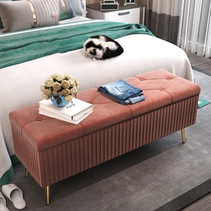卧室床边搁衣凳衣服放置凳置衣凳床头放衣服的凳子神器床尾小沙发