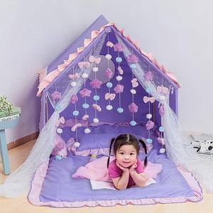 儿童帐篷房子公主城堡游戏室内宝宝婴儿玩具小屋子游戏屋床上帐篷