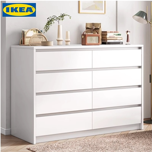 IKEA宜家正品斗柜卧室抽屉柜五斗柜储物收纳柜网红床尾置物柜实木