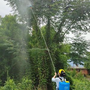 果树喷药神器电动喷雾器加长伸缩杆不锈钢打药农用高压农药喷洒器