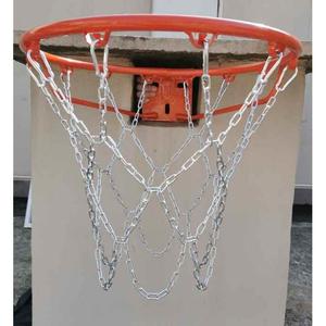 金属篮球网304不锈钢蓝球网铁链球框网篮筐网兜铁篮网篮框篮网8扣