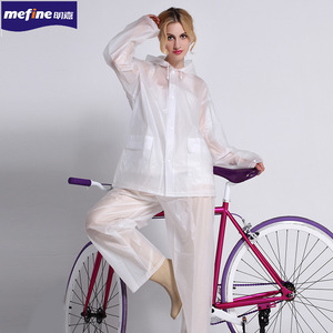 明嘉EVA套装摩托车电动车自行车骑行雨披雨裤轻便成人分体雨衣
