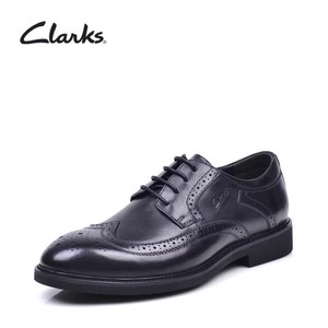 clarks其乐男士商务皮鞋布洛克德比鞋结婚新郎鞋正装皮鞋真皮鞋