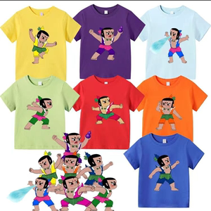 七个金刚葫芦娃t恤衣服装儿童7七兄弟短袖男女童装体恤上衣夏季