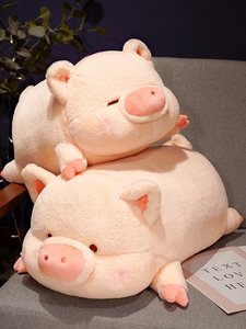 粉红猪公仔毛绒玩具布偶娃娃睡觉抱枕可爱猪猪玩偶儿童礼物女生