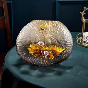 尊奈尔时尚欧式珐琅彩花瓶摆件大气礼品客厅装饰品轻奢电视柜艺术