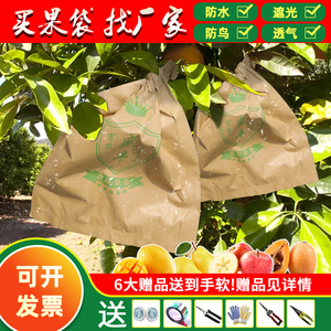 桃子果袋枇杷套袋芒果苹子梨果树袋芭乐番石榴脐橙柚子专用防虫袋