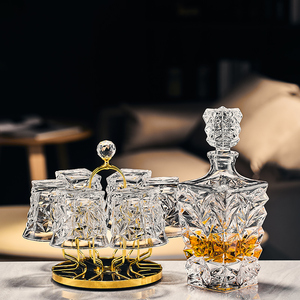 欧式古典水晶玻璃酒樽洋酒杯威士忌酒杯套装烈酒杯酒具酒樽套装