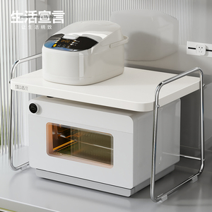 生活宣言不锈钢厨房置物架微波炉台面电器电饭锅烤箱专用一体架子
