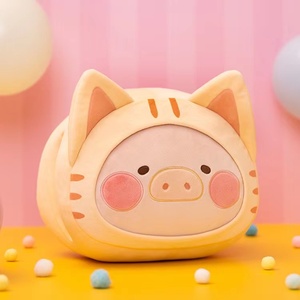 罐头猪LuLu玩具公仔抱枕玩偶礼物小猪毛绒猪猪可爱猪咪暖手枕