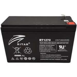 RT1270瑞达12V7AH铅酸蓄电池 Ritar电瓶安防门禁UPS后备电源电池
