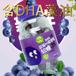 沃沃的春天DHA蓝莓叶黄素脂软糖60g/瓶 药店同款同货 儿童青少年