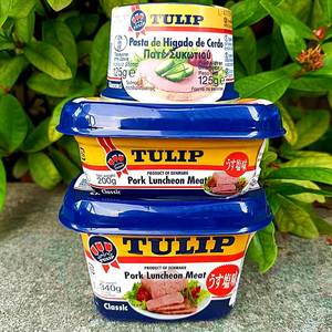 丹麦进口三花牌猪肝酱郁金香午餐肉TULIP Liver Pate BouquetFoie