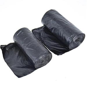 垃圾袋宏日升4555黑色加厚一次性点断式垃圾袋办公家用卫生