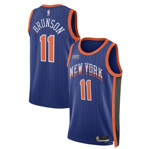 NIKE耐克NBA尼克斯队11号布伦森30兰德尔球衣篮球服运动背心套装