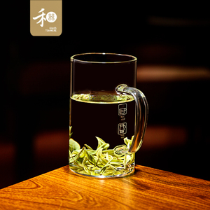禾器金标清简杯高硼硅玻璃家用绿茶杯花茶杯耐热咖啡杯酒杯办公杯