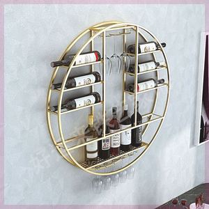 欧式高档酒柜墙上壁挂式红酒家用酒架创意简约现代小户型葡萄酒架