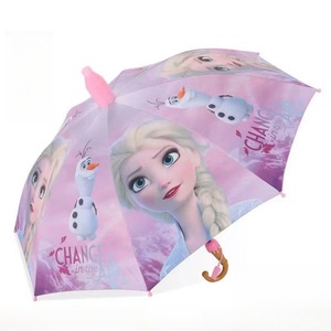 爱沙公主的雨伞儿童女孩爱莎和安娜礼物小学生长柄伞冰雪奇缘雨具