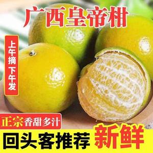 广西皇帝柑特级纯甜大果10斤橘子黄帝甘帝王贡柑橙