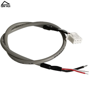 纯铜单头音频屏蔽线XH2.54-3P端子连接线DIY功放前级板延长线2芯