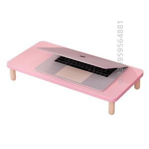 支架台式粉色办公桌垫高架增高屏幕底座桌面上置物架电脑显示器