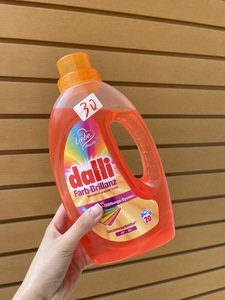 德国进口dalli酵素洗衣液1.1L彩色衣物去污固色防串色护色清洁