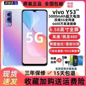 vivoy53s全网通5G大屏幕大内存高清拍照老人学生新品千元智能手机