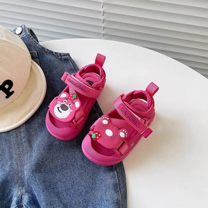 回力1-2岁3婴儿学步鞋草莓熊软底女宝宝鞋女童鞋子一周岁透气凉鞋