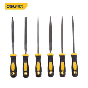 得力(deli)锉刀组套整形锉刀什锦锉打磨工具（6件套）4x160mmDL21