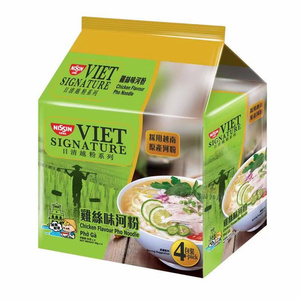 香港代购 NISSIN日清越粉系列鸡丝味河粉68g×4包装 速食方便食品