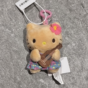 【绝版现货】关岛黑皮碎花裙Kitty尤克里里Hello Kitty随机发