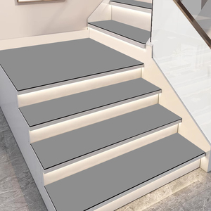 现代简约纯色楼梯垫软硅藻泥吸水防滑楼梯台阶脚垫隔音降噪踏步垫