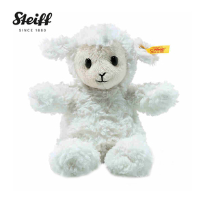 Steiff德国进口小绵羊毛绒玩具玫瑰花卷毛小羊玩偶送女友生日