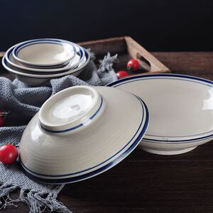 八大碗传统扣碗古碗土碗怀旧老式粗瓷碗蒸肉钵子陶瓷家用餐具农家