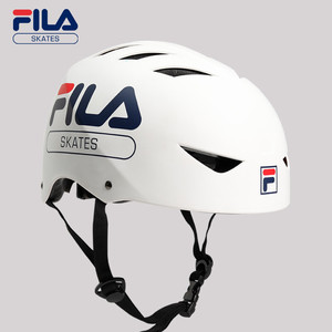 FILA斐乐头盔宝宝轮滑滑冰滑板护具骑行头盔儿童成人3C安全帽防摔
