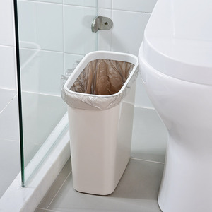 IKEA宜家卫生间缝隙垃圾桶带盖家用厨房夹缝无盖长方形垃圾篓厕所
