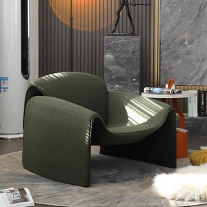 奶油风螃蟹椅创意异形单人小沙发网红设计师单椅极简客厅休闲椅
