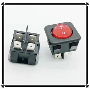康泉温控开关(红色)电热水器电源/指示灯50L 60L 原装电源按钮