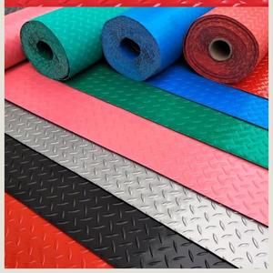 PVC防滑地垫加厚人字形库房地面防潮防水红色胶皮黑色塑料地板垫