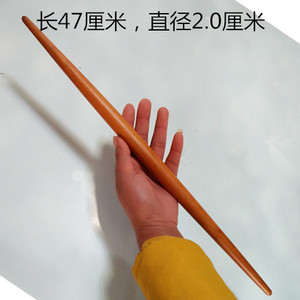 红心枣木两头尖擀面杖饺子皮专用实木鱼肚双杆面棍棒烙馍汤包家用