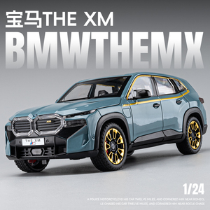 1:24宝马XM车模新能源仿真合金汽车模型摆件SUV玩具车男孩礼物X5