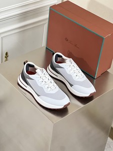 欧美代购Loro Piana/诺悠翩雅 新款男士休闲鞋运动鞋跑步鞋小白鞋