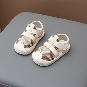 巴­拉巴­拉2024夏季新款超纤皮男童婴儿凉鞋包头轻底沙儿童凉鞋