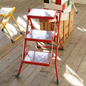 稻谷藏库DULTON金属折叠梯子 多功能梯凳便携人字梯置物梯架家用