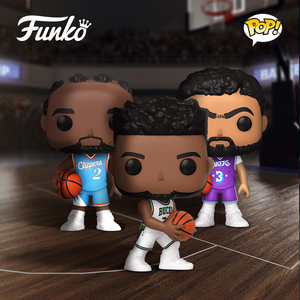 Funko POP NBA运动球星迈克尔乔丹45号客场球衣手办公仔摆件礼物