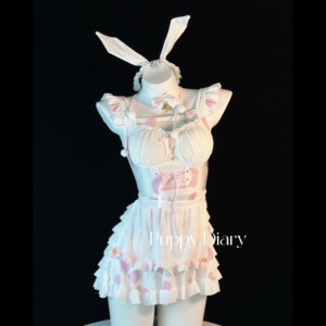 超顶女仆兔叽奶牛蛋糕裙cosplay兔女郎连衣裙女佣套装
