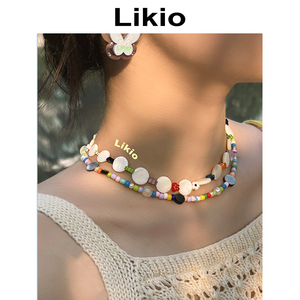 【所有女生直播间】Likio 花园美术馆度假贝壳串珠项链