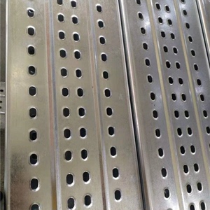 天津热H镀锌中2米4米钢架支撑钢跳板钢制下单咨询施工冲孔.2.3.46